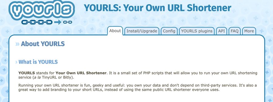 YOURLS URL Shortener